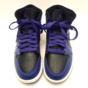 Air Jordan 1 Mid Dark Concord Purple Women's 5.5 EU 36 BQ642-051